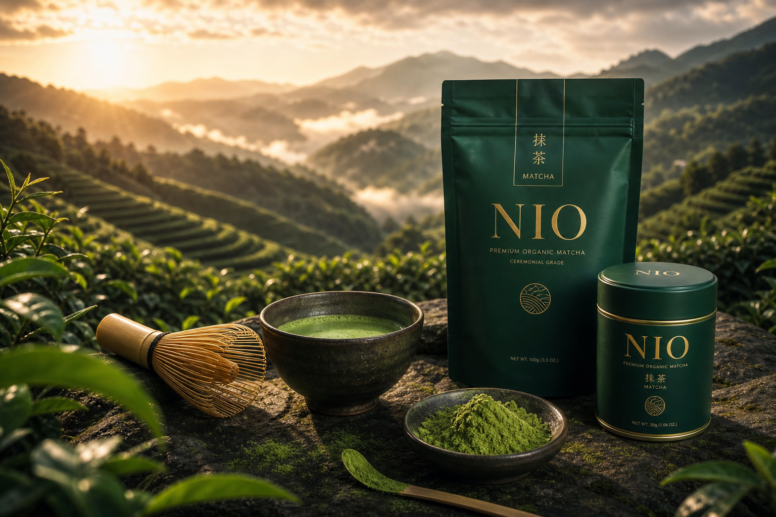 Banner premium de Matcha Imperial Detox